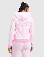 Full-Zip Velour Hoodie