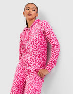 Leopard Velour Hoodie