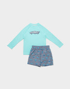 Swim Long Sleeve Top & Shorts Set Children's