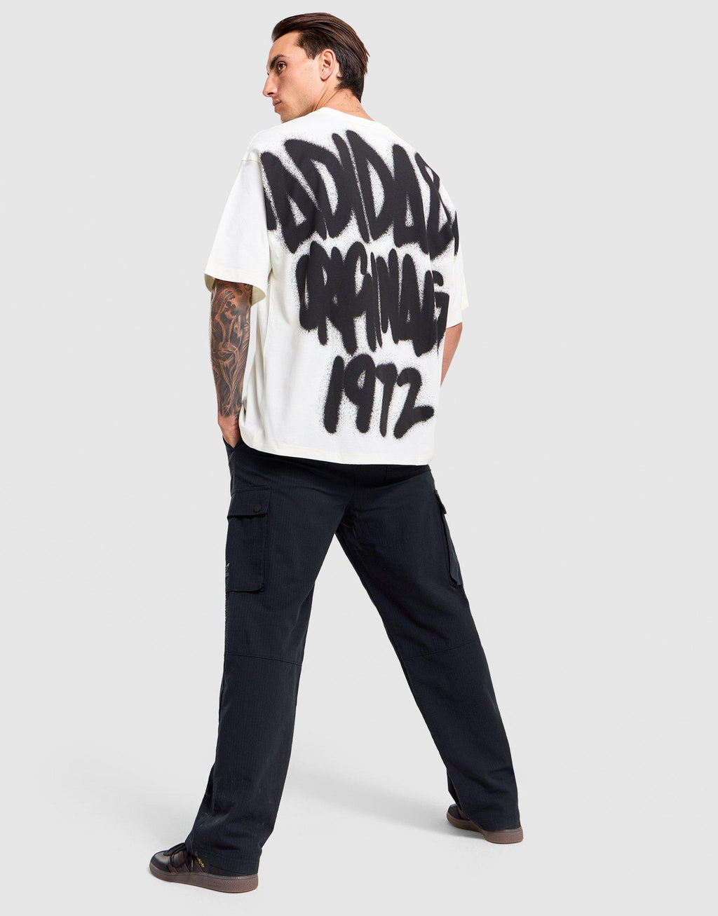 Airbrush Logo Typography T-Shirt