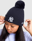 NY Yankees Pom Beanie Junior's