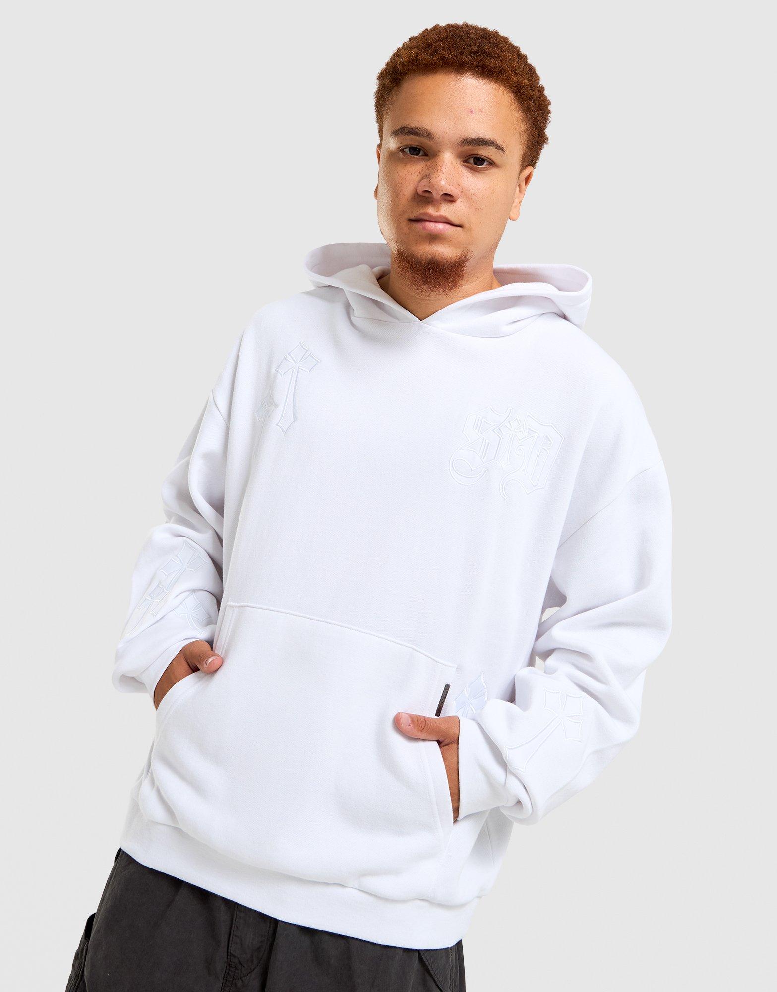 White Supply & Demand Scatter Hoodie - JD Sports New Zealand