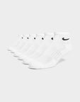 Everyday Cushioned Ankle Socks (6 Pack) Junior's