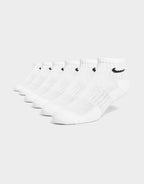 Everyday Cushioned Ankle Socks (6 Pack) Junior's
