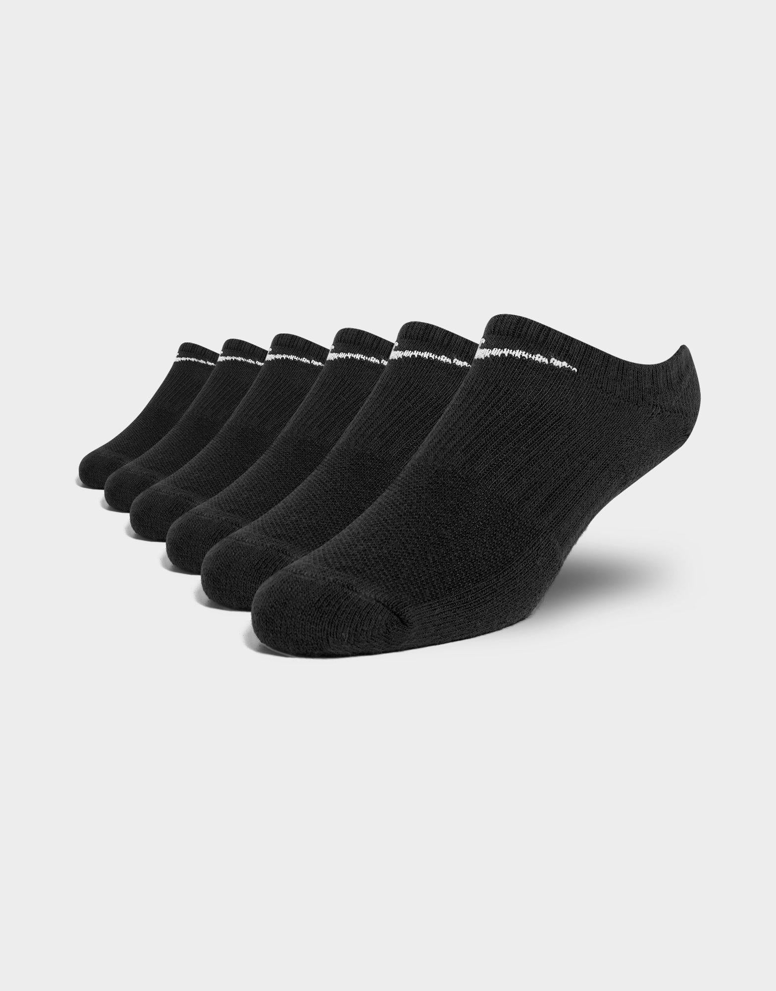 Performance Cushioned No-Show Training Socks (6 Pack) Junior's