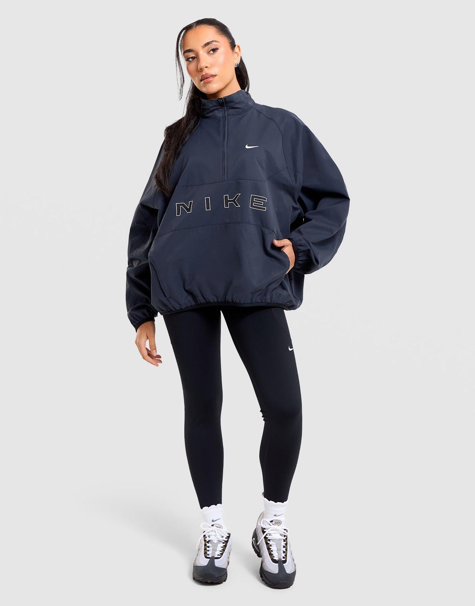 1/2 Zip Woven Track Top