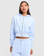 Trend Crop Full-Zip Hoodie