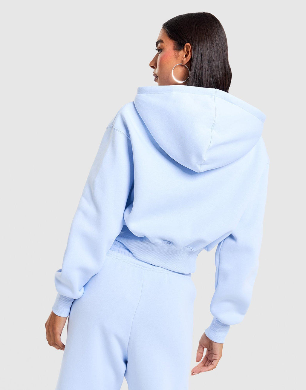 Trend Crop Full-Zip Hoodie