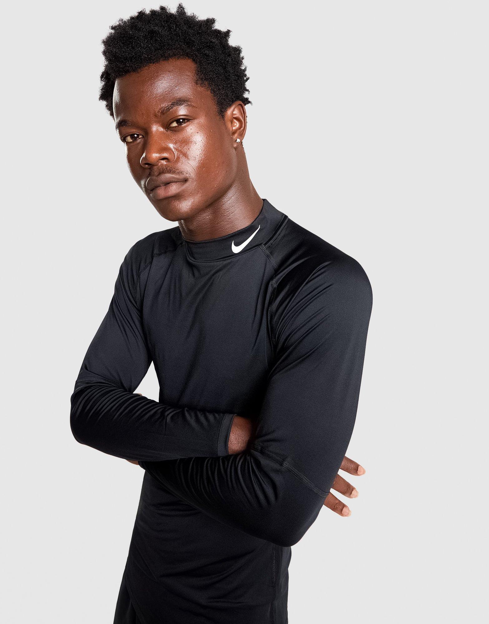 Pro Dri-FIT Mock-Neck Long-Sleeve Top