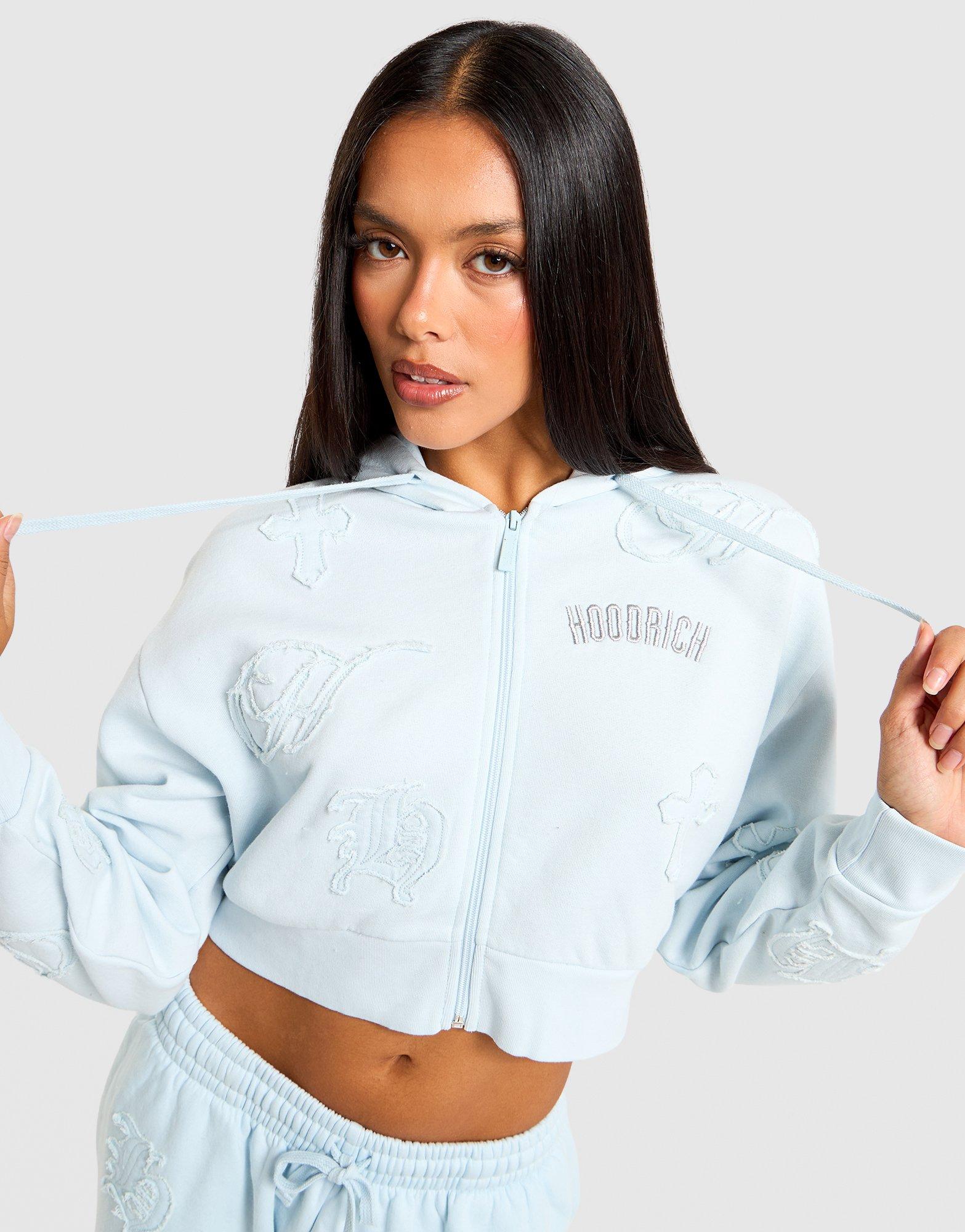 Mist Oversized Full-Zip Hoodie
