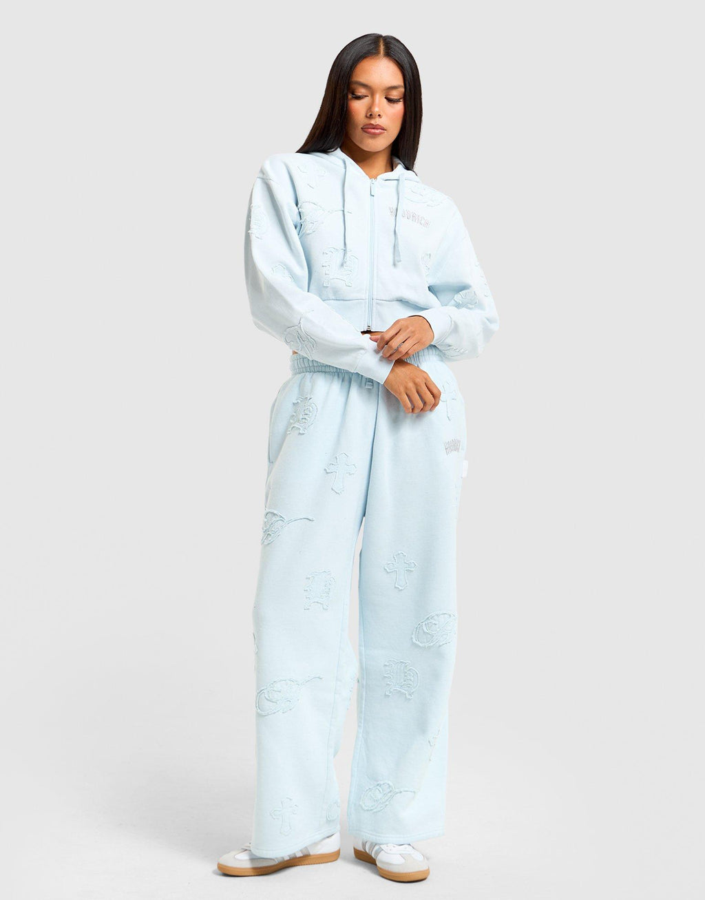 Mist Oversized Full-Zip Hoodie