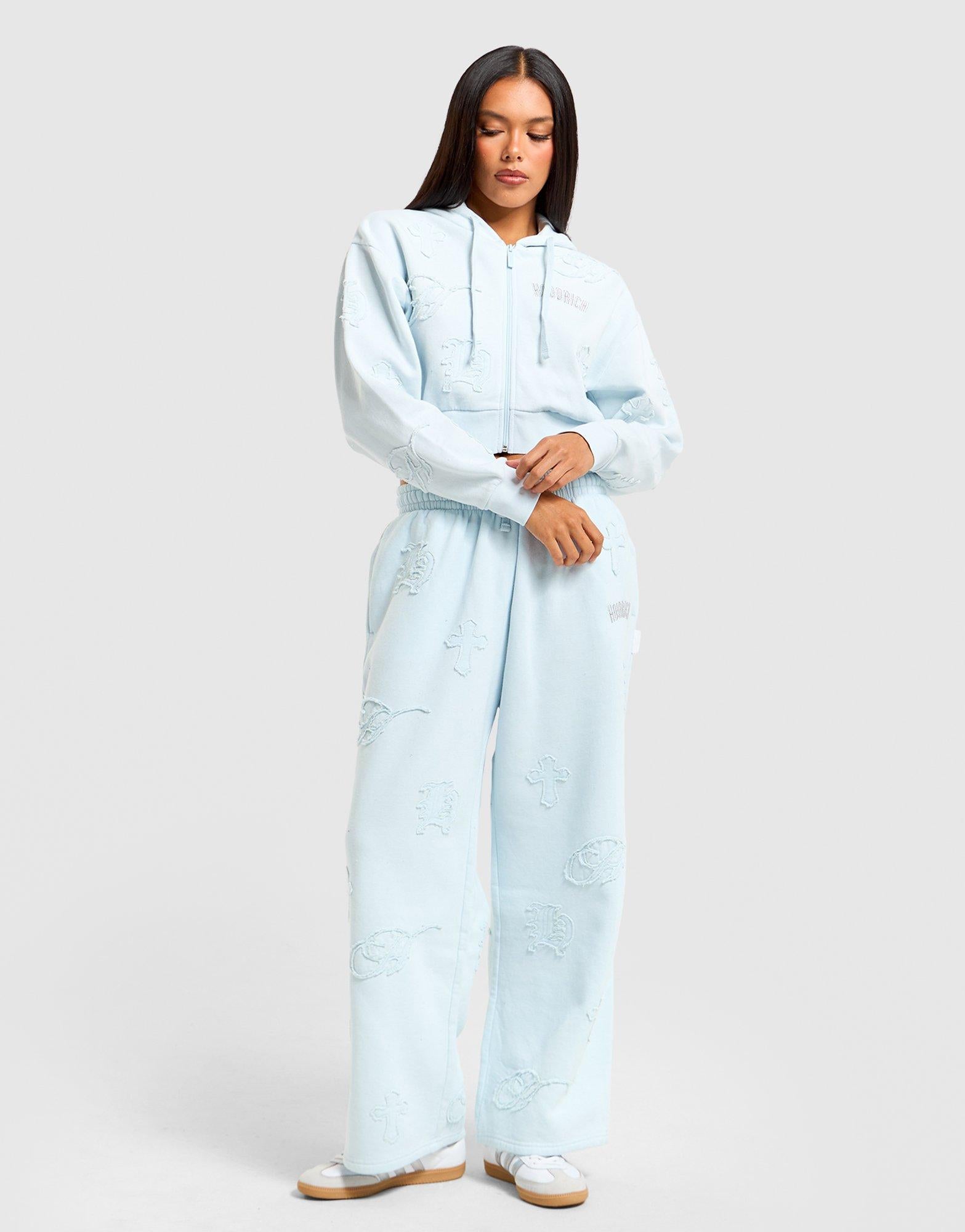 Mist Oversized Full-Zip Hoodie