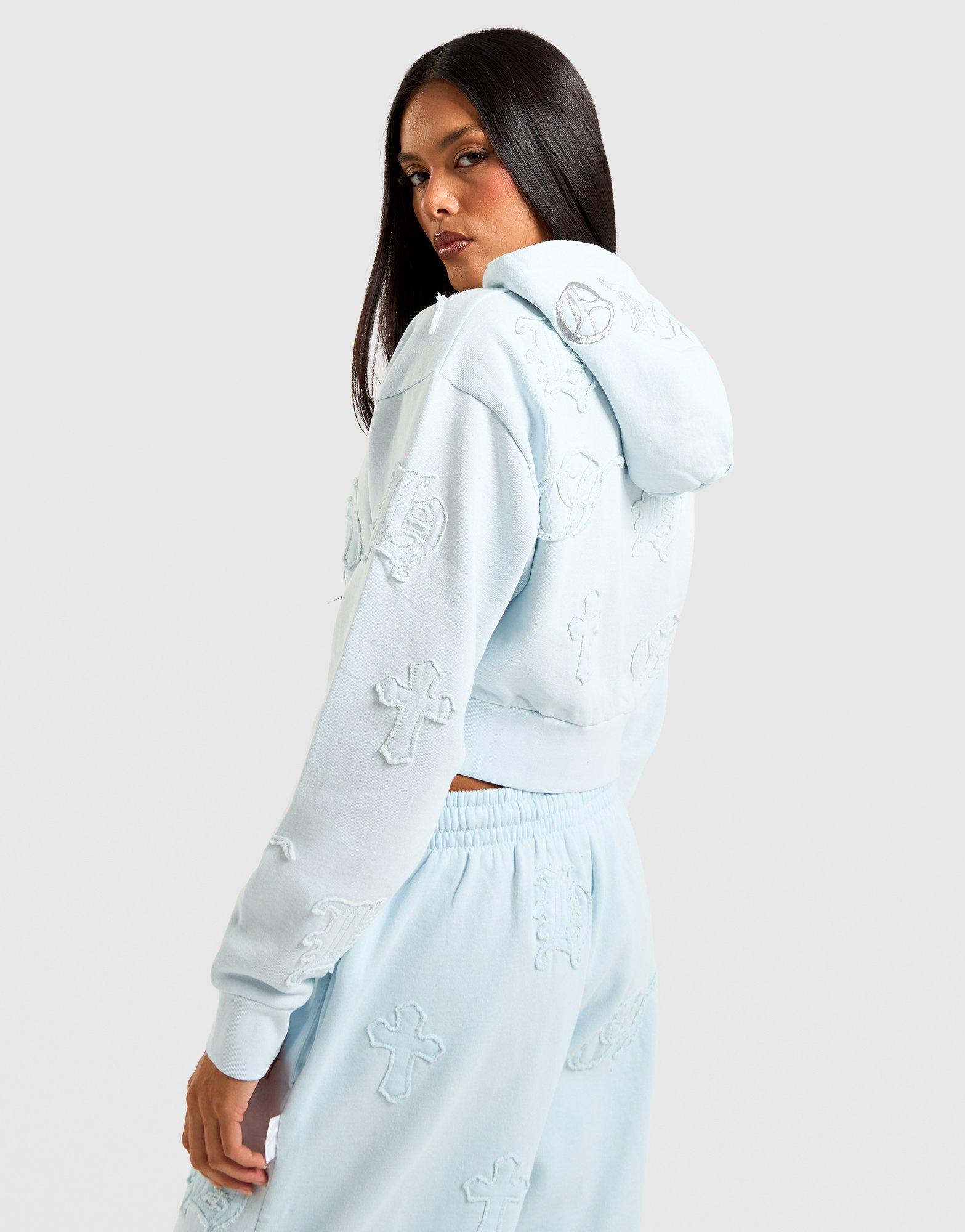 Mist Oversized Full-Zip Hoodie
