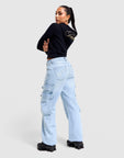 Denim Cargo Jeans