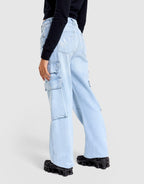 Denim Cargo Jeans