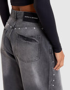 Studded Denim Jeans