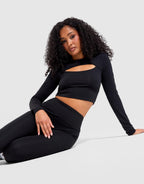 Airlite Cutout Long Sleeve Top