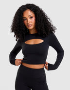 Airlite Cutout Long Sleeve Top