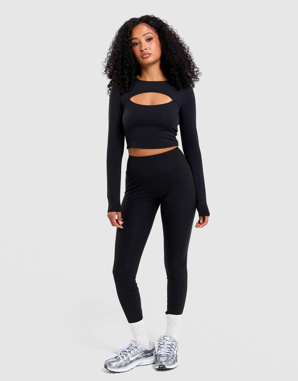 Airlite Cutout Long Sleeve Top