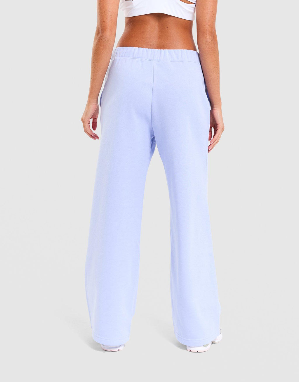 Cozy Fleece Wide-Leg Track Pants