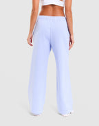 Cozy Fleece Wide-Leg Track Pants