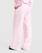 Cozy Fleece Wide-Leg Track Pants