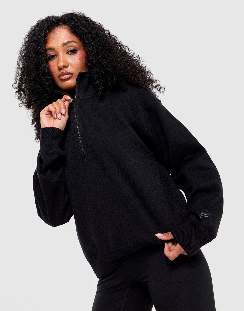 Cozy Fleece Half-Zip Track Top