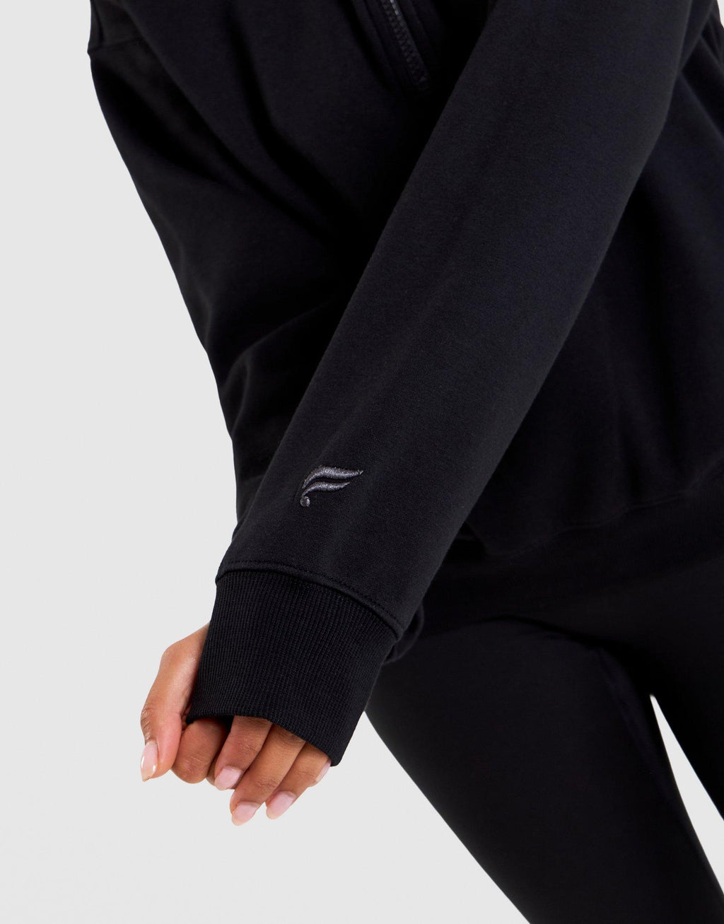 Cozy Fleece Half-Zip Track Top