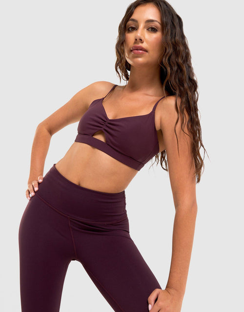 PureLuxe Cutout Sports Bra