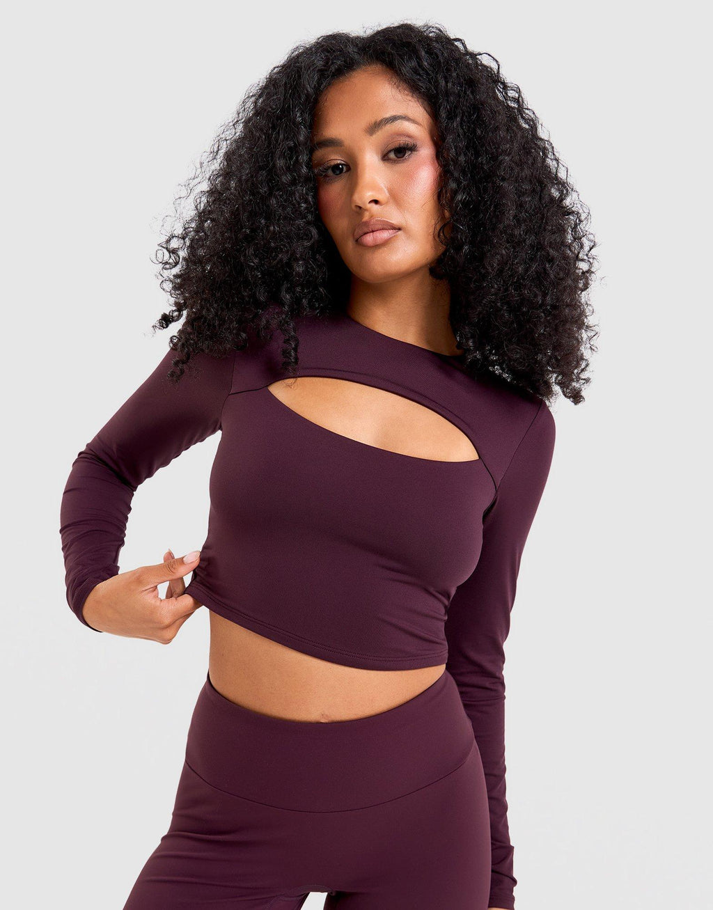 Airlite Cutout Long Sleeve Top