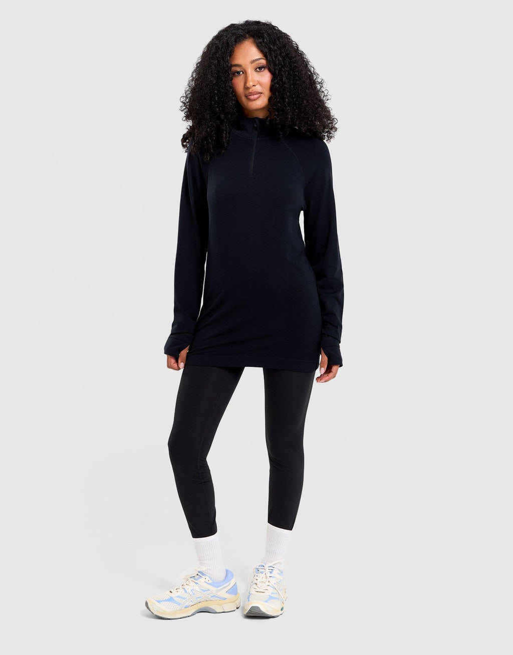 1/2 Zip Feather Tech Track Top
