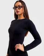 Long Sleeve Mini Seamless Dress