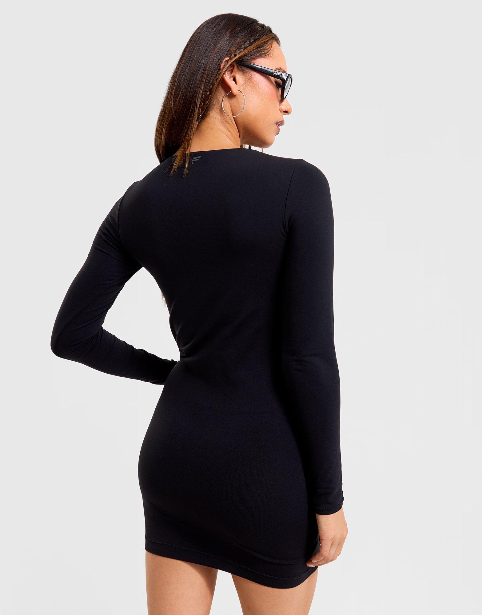Long Sleeve Mini Seamless Dress