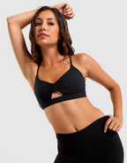 PureLuxe Cutout Sports Bra