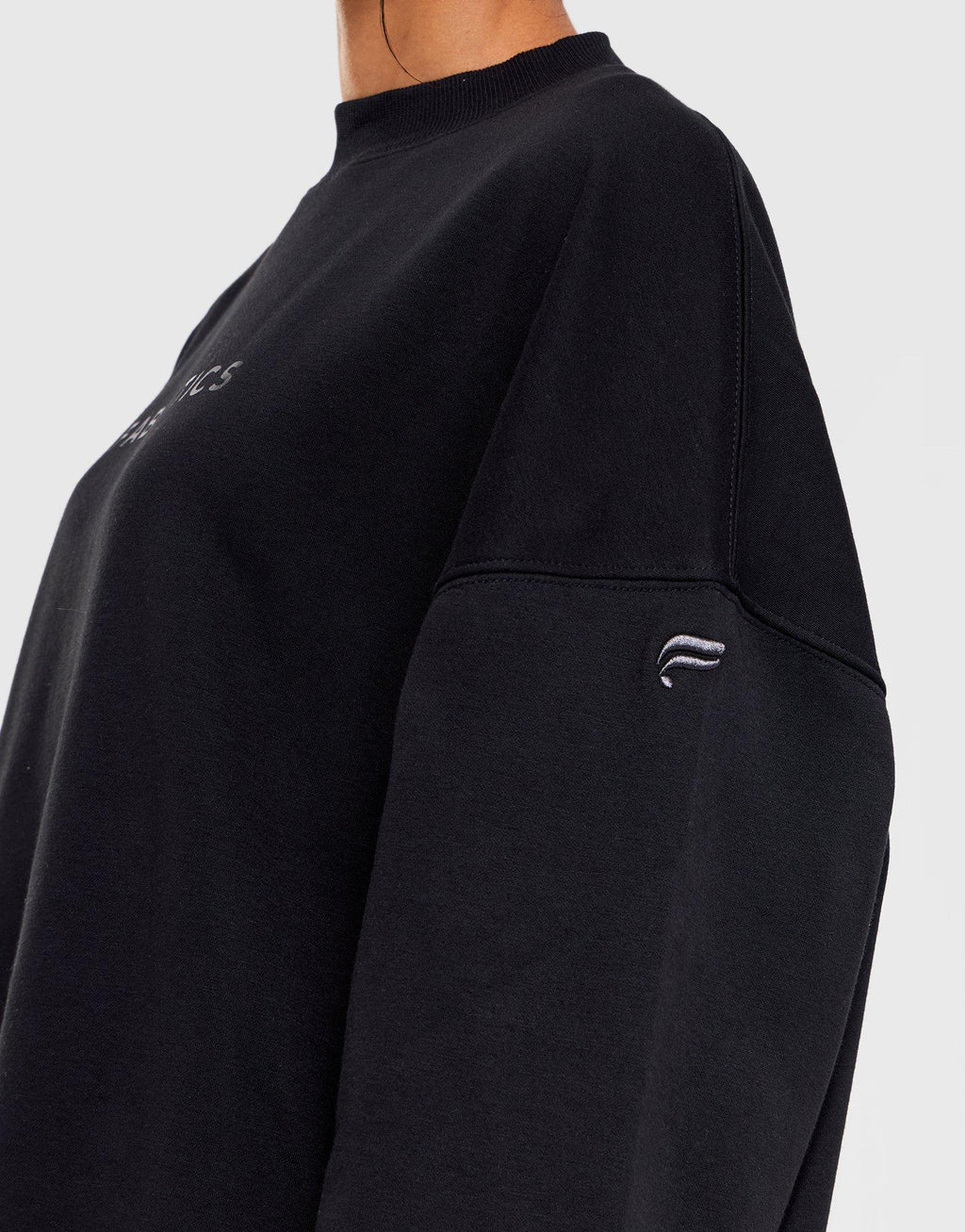 Cozy Fleece Mock Neck Oversized Sweatshirt