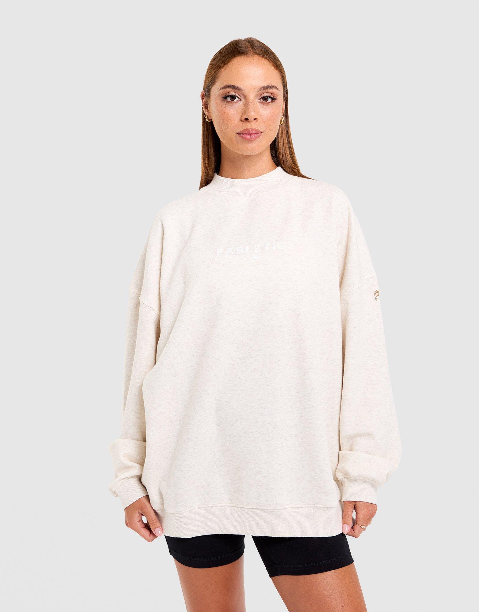 Cozy Fleece Mock Neck Oversized Sweatshirt