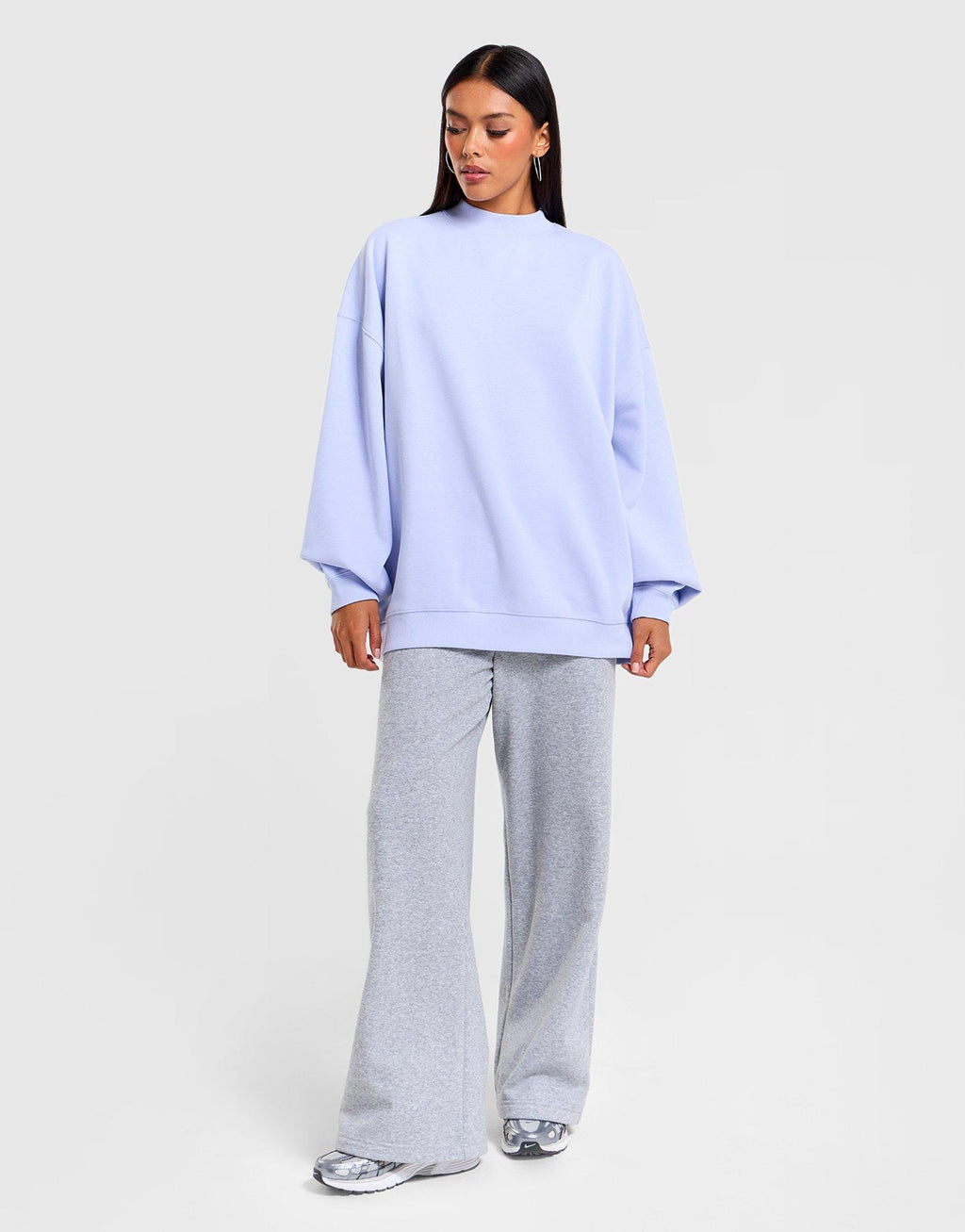 Cozy Fleece Mock Neck Sweatshirt
