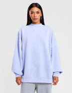 Cozy Fleece Mock Neck Sweatshirt