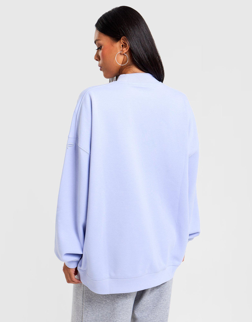 Cozy Fleece Mock Neck Sweatshirt