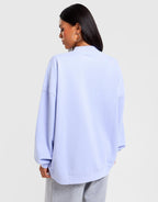 Cozy Fleece Mock Neck Sweatshirt