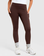 High-Waist Full Pocket Cold Weather Leggings