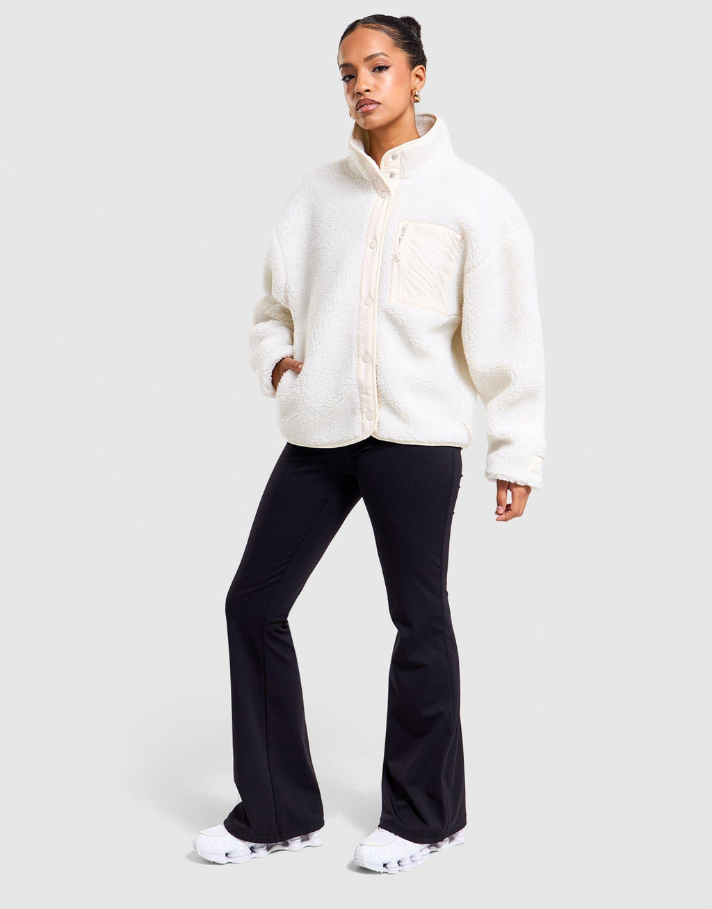 Full-Zip Sherpa Fleece Jacket