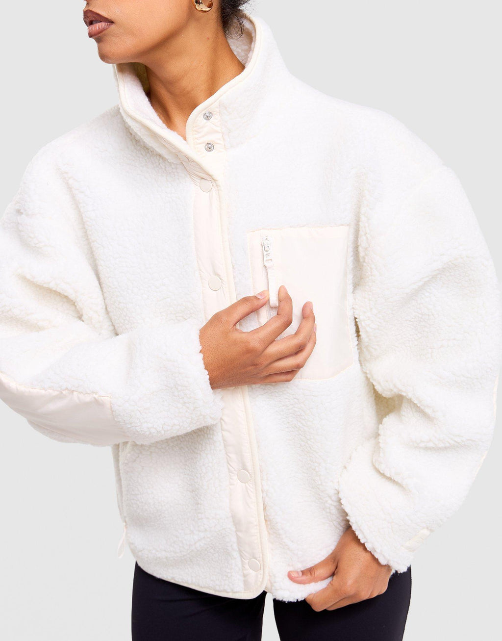 Full-Zip Sherpa Fleece Jacket