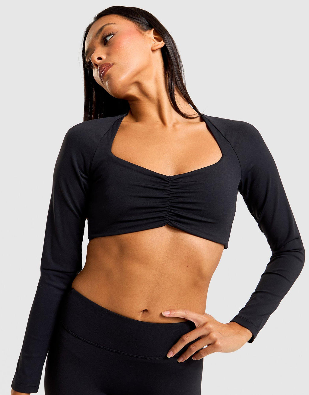 Physique Long Sleeve Sports Bra