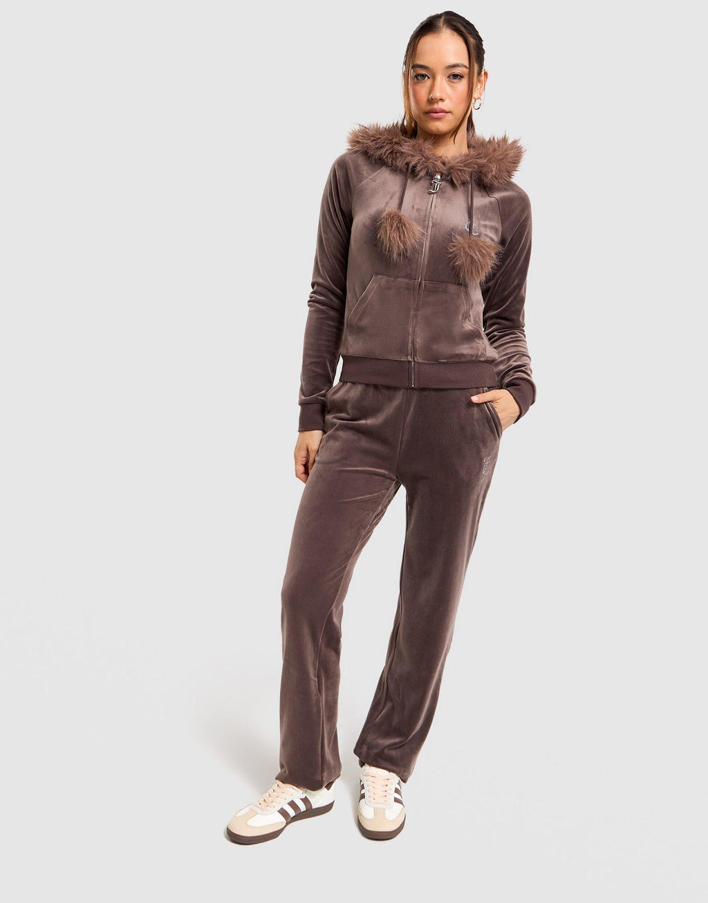 Velour Track Pants