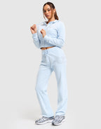 Angel Corset Full-Zip Velour Hoodie
