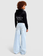 Denim Open Hem Jeans