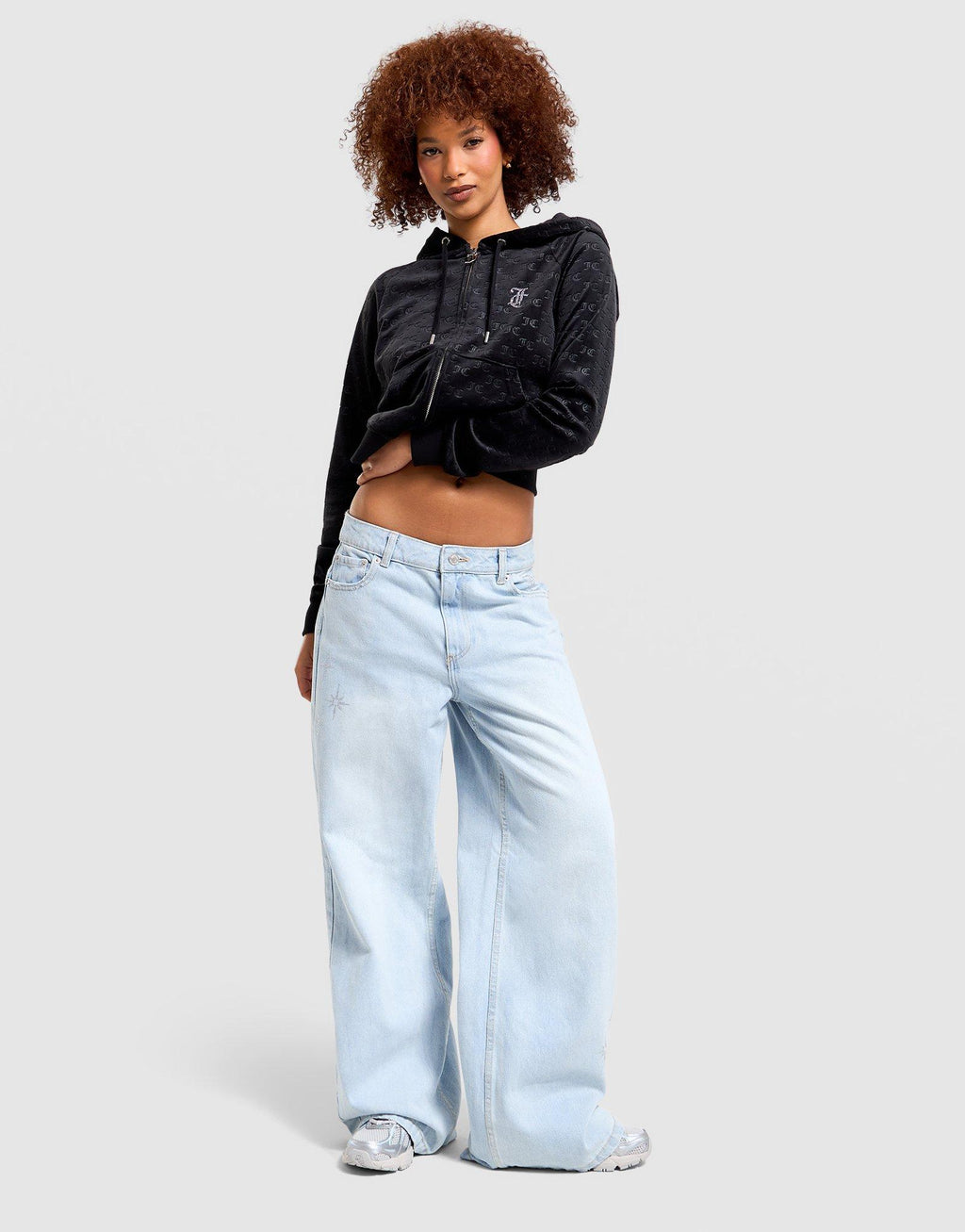 Denim Open Hem Jeans