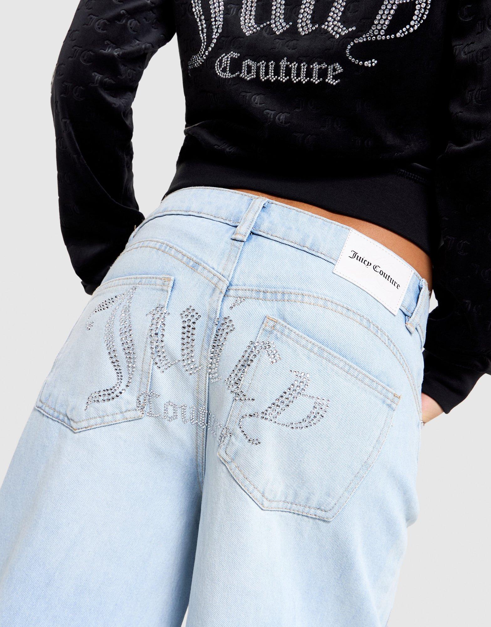 Denim Open Hem Jeans
