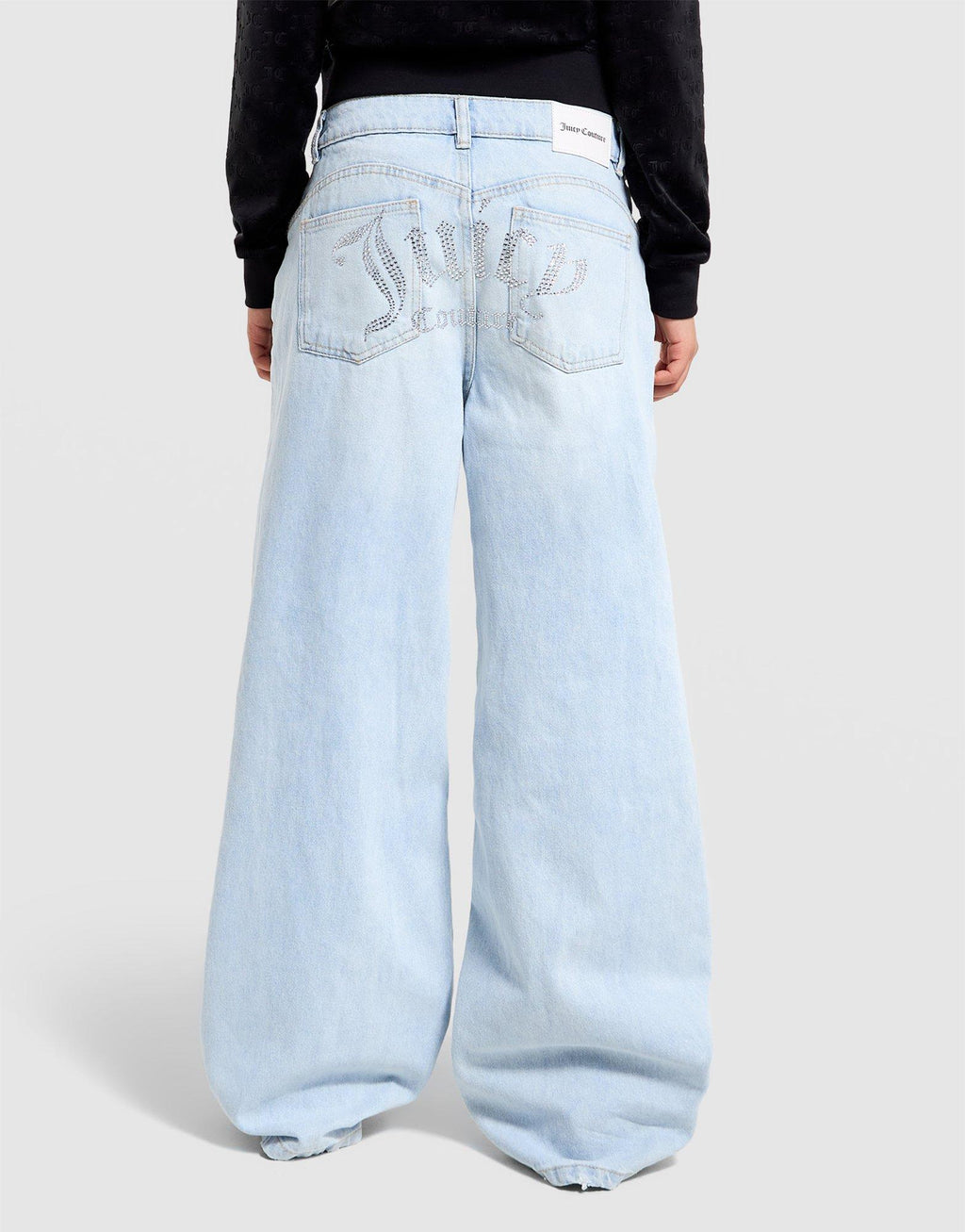 Denim Open Hem Jeans